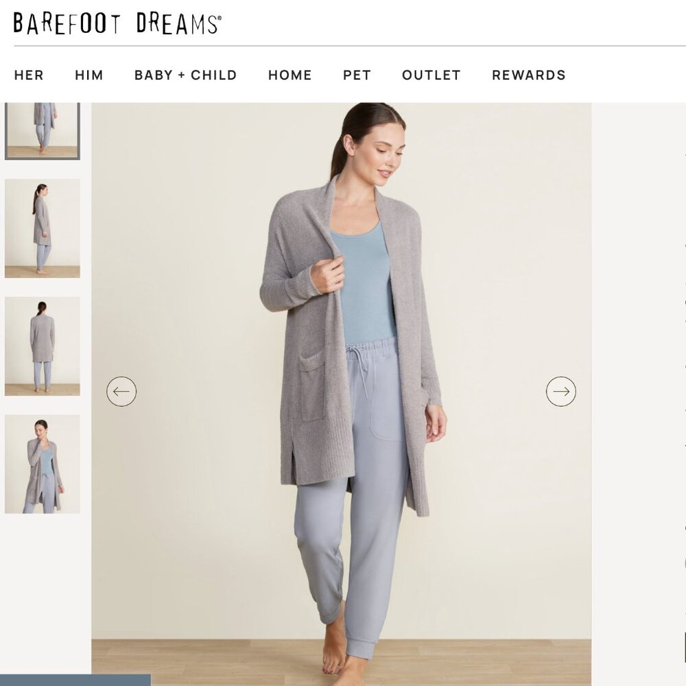 Barefoot Dreams CozyChic Lite Long Cardigan